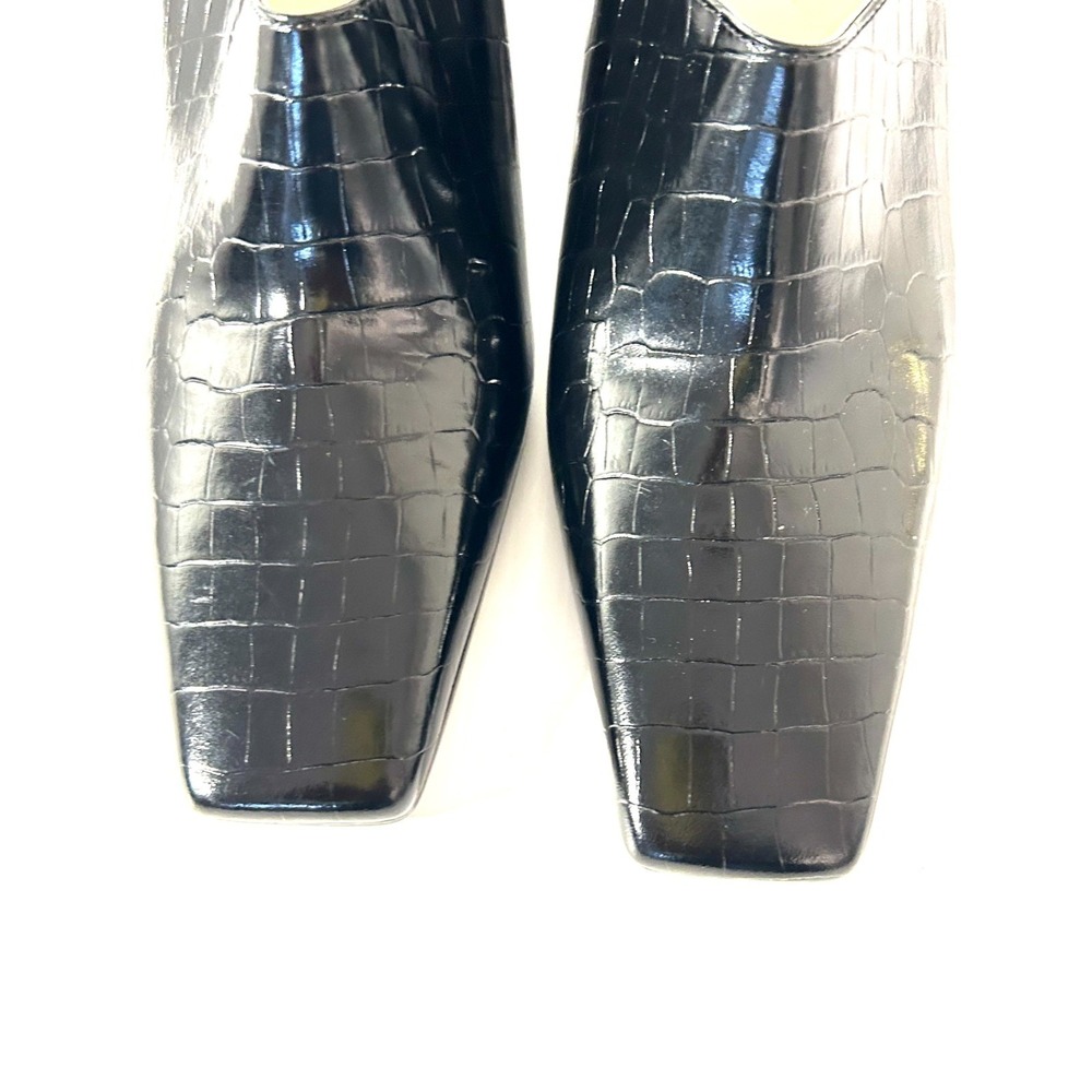 Bottega Veneta Black Lewis Leather Heels Pumps 39.5 $1,550 Gorgeous! NEW - Picture 5 of 16